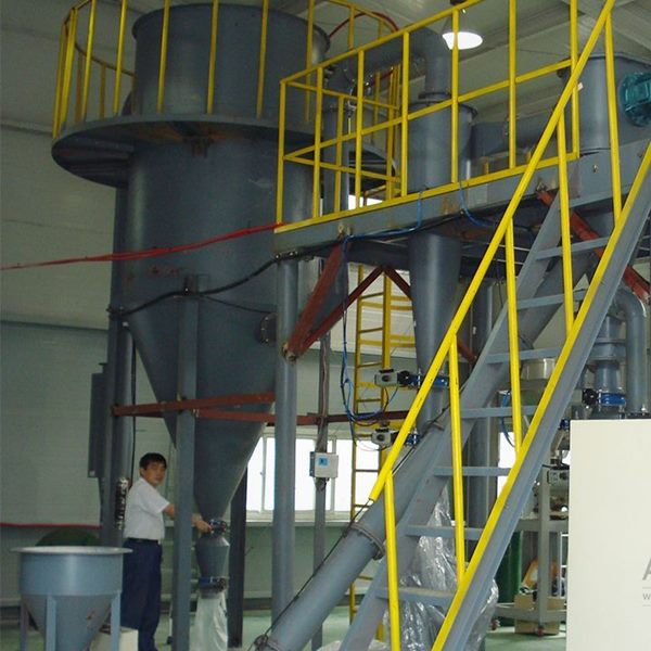 江蘇某新材料工(gōng)廠(chǎng)氧化(huà)鋅粉分(fēn)級生(shēng)産線