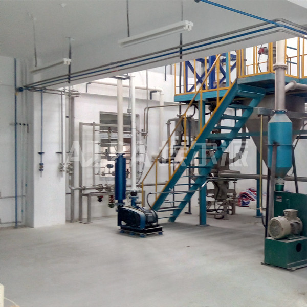 北(běi)京某公司磷酸鐵(tiě)锂超微(wēi)粉碎生(shēng)産線 MQW10流化(huà)床氣流粉碎機(jī)