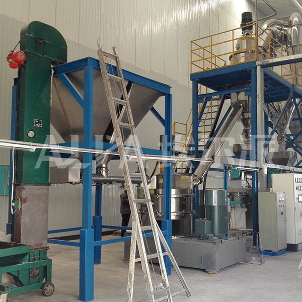 山(shān)東(dōng)某公司豌豆分(fēn)離(lí)蛋白(bái)機(jī)械粉碎機(jī)生(shēng)産線