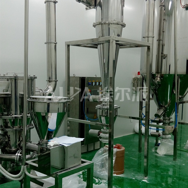 高(gāo)純矽陶瓷內(nèi)襯小(xiǎo)型氣流粉碎機(jī)+小(xiǎo)型氣流分(fēn)級機(jī)