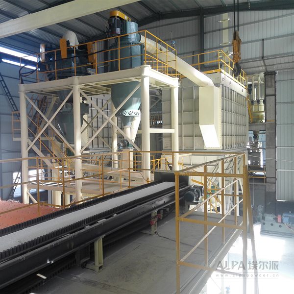 玄武岩球磨分(fēn)級生(shēng)産線