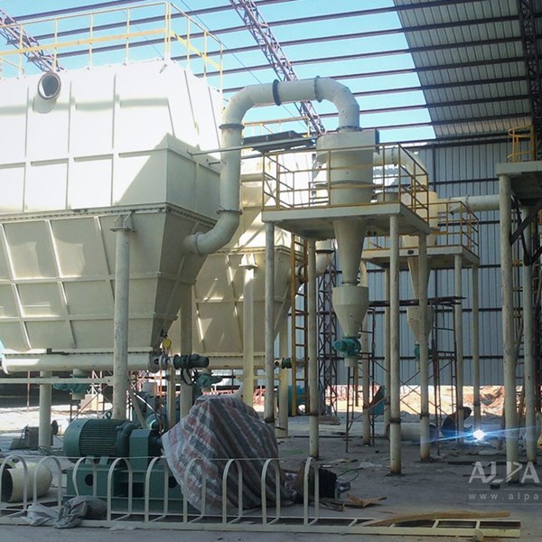 廣東(dōng)某礦業(yè)礦物(wù)工(gōng)廠(chǎng)石英粉氣流分(fēn)級生(shēng)産線