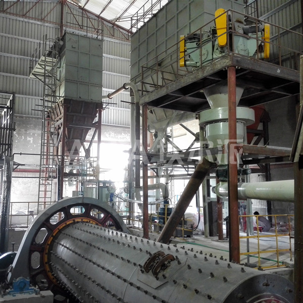 中亞某國(guó)碳酸鈣球磨分(fēn)級生(shēng)産線